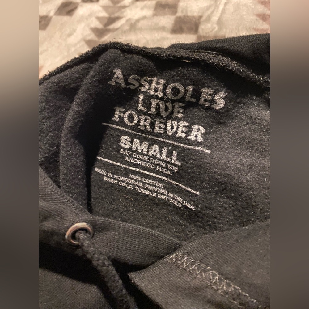 Assholes Live Forever Hoodies (WHITE ONLY) - Picture 2 of 8
